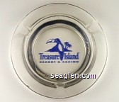 Treasure Island, Resort & Casino Glass Ashtray