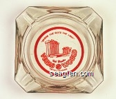 ''Where the Sky's the Limit'', Bob Stupak's Vegas World, Hotel - Casino Glass Ashtray
