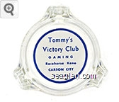Tommy's Victory Club, Gaming, Racehorse Keno, Carson City Nevada Glass Ashtray