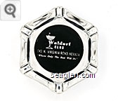 Waldorf Club, 142 N. Virginia - Reno, Nevada, ''Where Only The Best Will Do'' Glass Ashtray