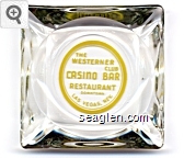 The Westerner Club Casino Bar Restaurant, Downtown Las Vegas, Nev. Glass Ashtray
