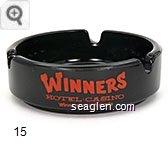 Winners Hotel - Casino, Winnemucca, Nevada Glass Ashtray
