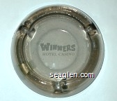 Winners Hotel Casino Glass Ashtray
