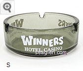 Winners Hotel Casino Glass Ashtray