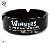 Winners Hotel - Casino, Winnemucca, Nevada (702) 623-2511 Glass Ashtray