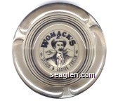Womack's Saloon & Gaming Parlor Glass Ashtray