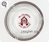 New Aladdin, Hotel Casino - Red imprint Glass Ashtray