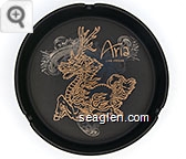 Aria, Las Vegas - Gold imprint Porcelain Ashtray