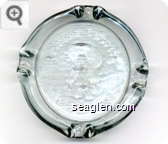 Arizona Charlie, Las Vegas - Molded imprint Glass Ashtray