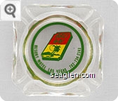Bali Hai, Resort Motel, Las Vegas, 702-734-2141 - Green imprint Glass Ashtray