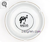 Gigi, Bally's, Casino Resort - Las Vegas - Black imprint Ceramic Ashtray