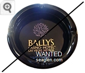 Bally's Casino - Hotel, Las Vegas, Nevada - Gold imprint Ceramic Ashtray