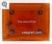 The Brighton - Gold imprint Plastic Ashtray