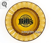 Lake Tahoe, Bill's Casino - Blue imprint Glass Ashtray