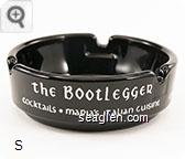 the Bootlegger, Cocktails - Maria's Italian Cuisine - White imprint Glass Ashtray