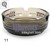 Gotta Be Boomtown, Hotel - Casino Reno, (800) 648-3790 (775) 345-6000 - Purple imprint Glass Ashtray