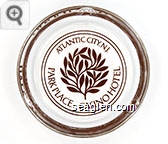 Atlantic City, N.J., Park Place Casino Hotel - Brown imprint Glass Ashtray
