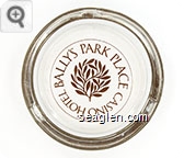 Bally's Park Place Casino Hotel, Atlantic City - Brown imprint Glass Ashtray