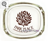 Park Place, Casino Hotel Atlantic City. N.J. - Brown imprint Glass Ashtray