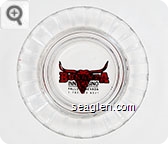 Bonanza Inn - Casino, Fallon Nevada, 1-702-423-6031 - Black and red imprint Glass Ashtray