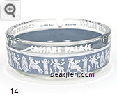 Caesars Palace, Las Vegas, Nevada - White and gray imprint Glass Ashtray