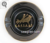 Caesars - Gold imprint Ceramic Ashtray