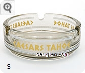 Caesars Tahoe - Yellow imprint Glass Ashtray