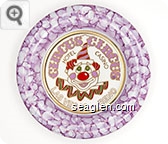 Circus Circus, Hotel Casino, Las Vegas - Reno - Pink, red and gold imprint Porcelain Ashtray