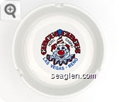 Circus Circus, Hotel Casino, Las Vegas * Reno - Red, black and blue imprint Porcelain Ashtray