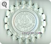 Circus Circus, Hotel Casino, Reno - Las Vegas - White imprint Glass Ashtray
