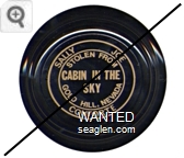Sally Joe Conforte, Stolen From Cabin in the Sky, Gold Hill, Nevada - Tan imprint Glass Ashtray