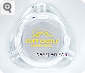 Cliff Castle Casino - Yellow imprint Glass Ashtray