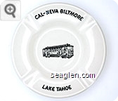 Cal-Neva Biltmore, Lake Tahoe - Black imprint Porcelain Ashtray