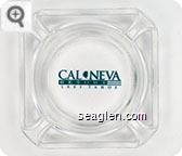 Cal Neva Resort, Lake Tahoe - Green imprint Glass Ashtray