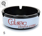 Cal-Neva Lodge & Casino - Red on white imprint Glass Ashtray