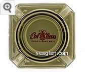 Club Cal Neva, Reno's Best Bet! - Red on white imprint Glass Ashtray