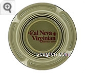 Club Cal Neva, Virginian, Hotel Casino - Red on white imprint Glass Ashtray