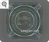 Comstock Hotel-Casino, Downtown Reno - Molded imprint Glass Ashtray
