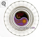 Proudly Owned by the Pascua Yaqui Tribe, Casino of the Sun, Casino Del Sol - Multicolor imprint Glass Ashtray