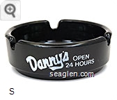 Danny's Open 24 Hours, Cocktails Good Food, Desert Inn at Boulder Hwy Las Vegas - White imprint Glass Ashtray