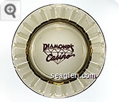 Diamond's Casino - Red imprint Glass Ashtray