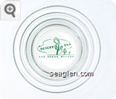 Desert Inn, Las Vegas, Nevada - Green imprint Glass Ashtray