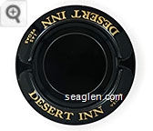 Desert Inn Las Vegas - Gold imprint Glass Ashtray