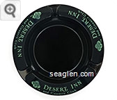 Desert Inn and Country Club - Green imprint Glass Ashtray