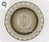 DI - Molded imprint Glass Ashtray