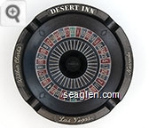 Wilbur Clark's Desert Inn, Las Vegas, Nevada - White imprint Plastic Ashtray