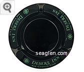 Desert Inn and Country Club - Green imprint Glass Ashtray