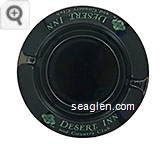 Desert Inn and Country Club - Green imprint Glass Ashtray
