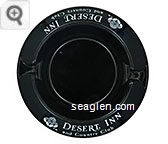 Desert Inn and Country Club - White imprint Glass Ashtray
