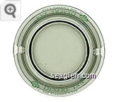 Desert Inn and Country Club - Green imprint Glass Ashtray